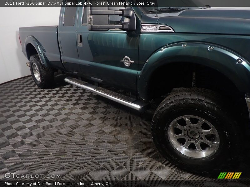 Forest Green Metallic / Steel Gray 2011 Ford F250 Super Duty XLT SuperCab 4x4