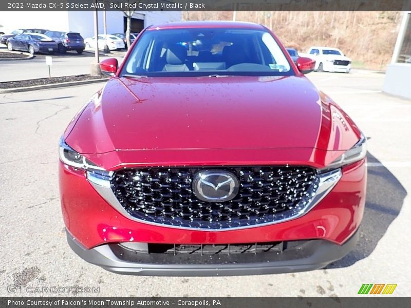 Soul Red Crystal Metallic / Black 2022 Mazda CX-5 S Select AWD