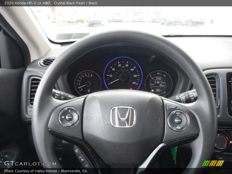 Crystal Black Pearl / Black 2020 Honda HR-V LX AWD