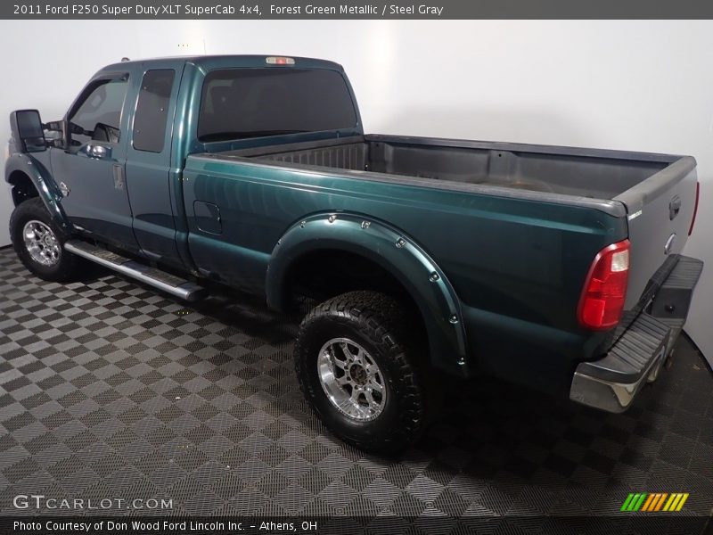 Forest Green Metallic / Steel Gray 2011 Ford F250 Super Duty XLT SuperCab 4x4