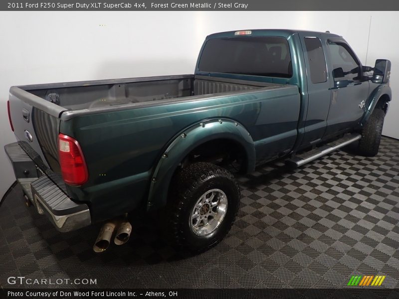 Forest Green Metallic / Steel Gray 2011 Ford F250 Super Duty XLT SuperCab 4x4