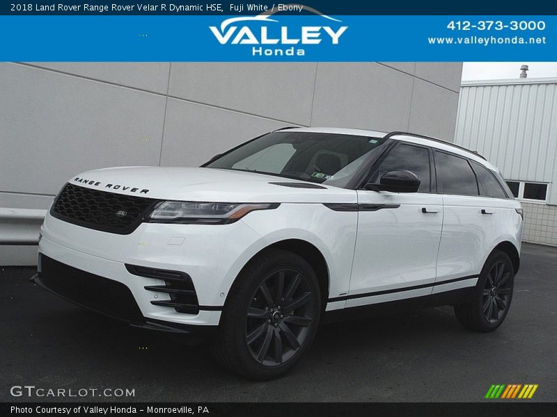 Fuji White / Ebony 2018 Land Rover Range Rover Velar R Dynamic HSE
