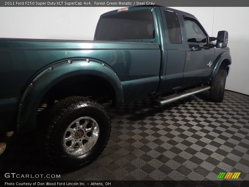 Forest Green Metallic / Steel Gray 2011 Ford F250 Super Duty XLT SuperCab 4x4