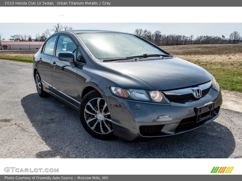 Urban Titanium Metallic / Gray 2010 Honda Civic LX Sedan