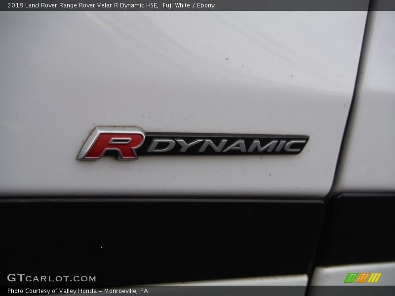 Fuji White / Ebony 2018 Land Rover Range Rover Velar R Dynamic HSE