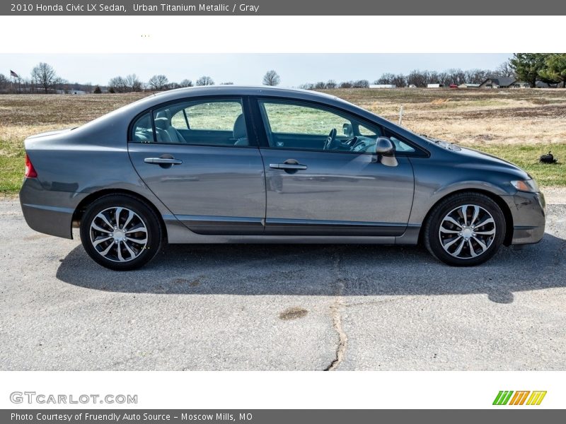 Urban Titanium Metallic / Gray 2010 Honda Civic LX Sedan
