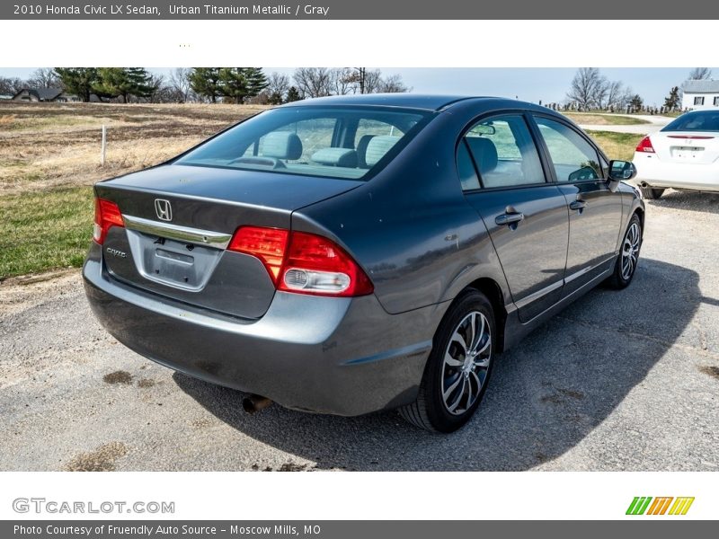 Urban Titanium Metallic / Gray 2010 Honda Civic LX Sedan