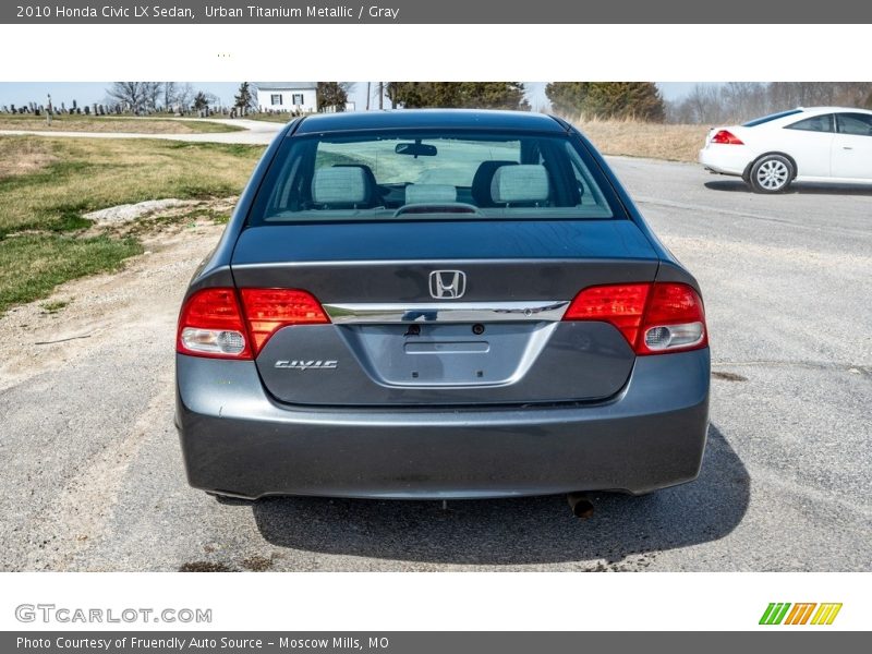 Urban Titanium Metallic / Gray 2010 Honda Civic LX Sedan