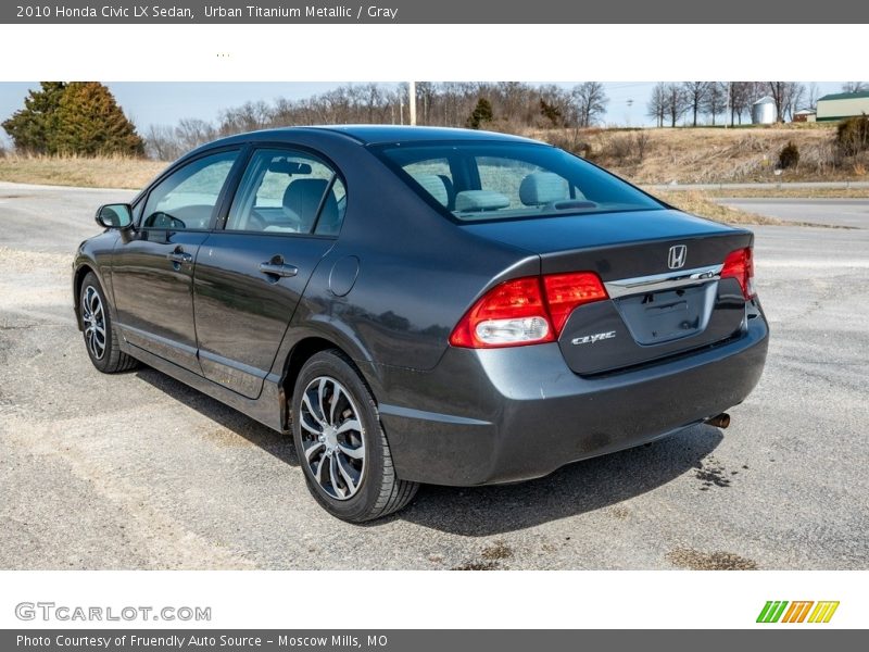 Urban Titanium Metallic / Gray 2010 Honda Civic LX Sedan