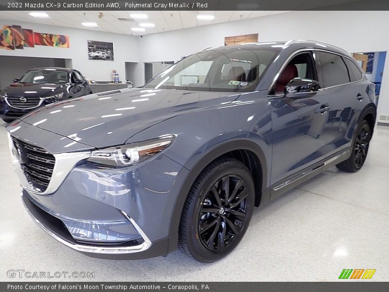 Front 3/4 View of 2022 CX-9 Carbon Edition AWD
