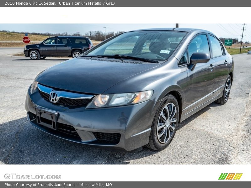 Urban Titanium Metallic / Gray 2010 Honda Civic LX Sedan