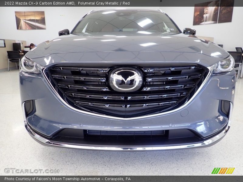 Polymetal Gray Metallic / Red 2022 Mazda CX-9 Carbon Edition AWD