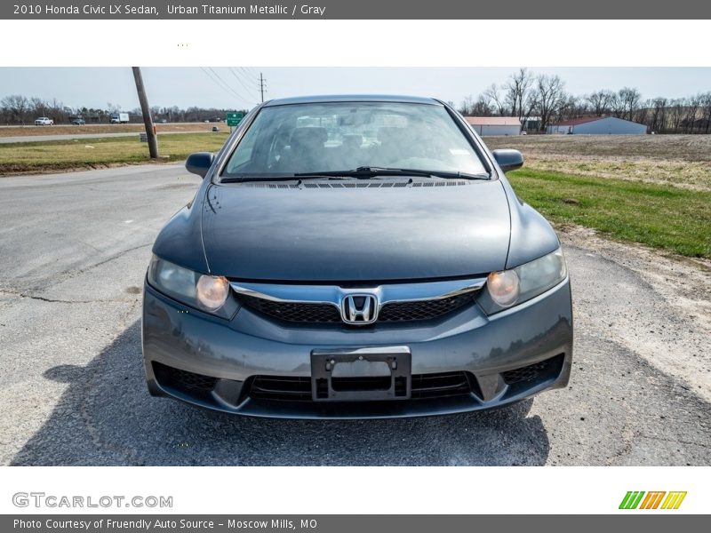 Urban Titanium Metallic / Gray 2010 Honda Civic LX Sedan