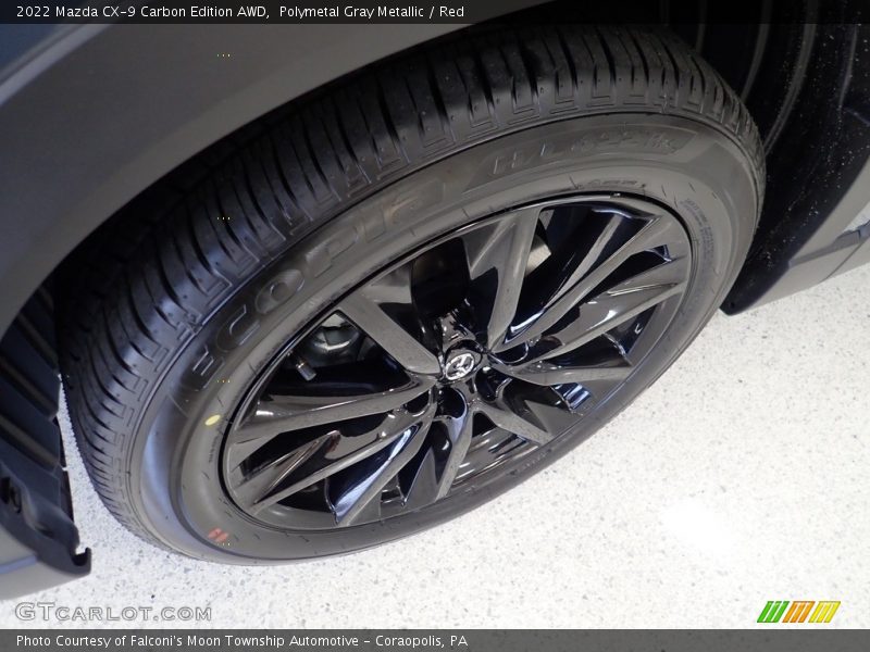 Polymetal Gray Metallic / Red 2022 Mazda CX-9 Carbon Edition AWD