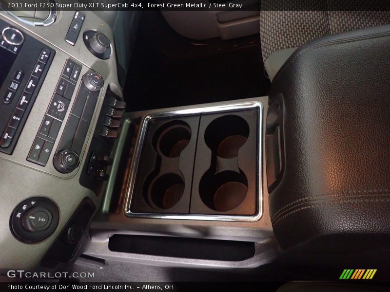 Forest Green Metallic / Steel Gray 2011 Ford F250 Super Duty XLT SuperCab 4x4