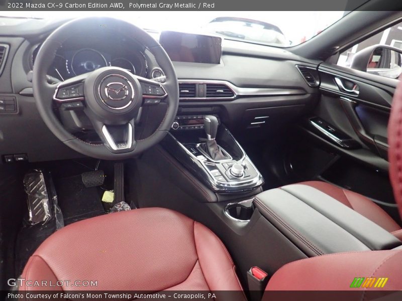 Front Seat of 2022 CX-9 Carbon Edition AWD