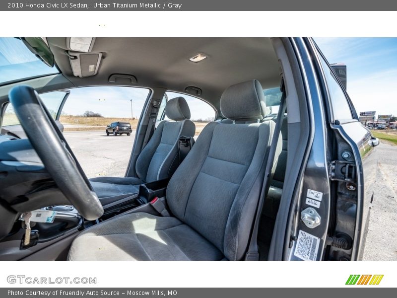 Urban Titanium Metallic / Gray 2010 Honda Civic LX Sedan