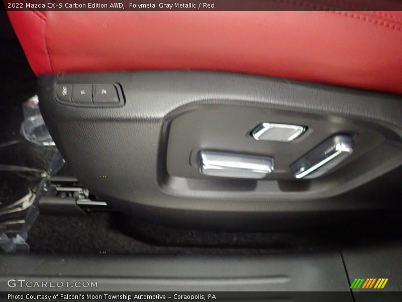 Polymetal Gray Metallic / Red 2022 Mazda CX-9 Carbon Edition AWD