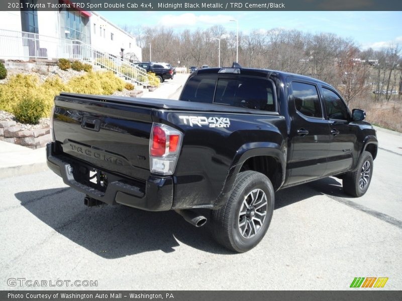 Midnight Black Metallic / TRD Cement/Black 2021 Toyota Tacoma TRD Sport Double Cab 4x4