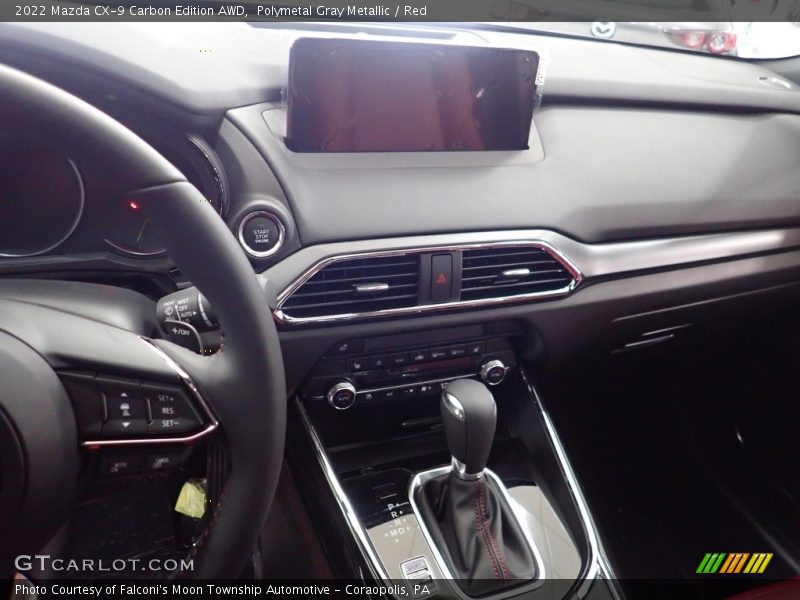 Polymetal Gray Metallic / Red 2022 Mazda CX-9 Carbon Edition AWD