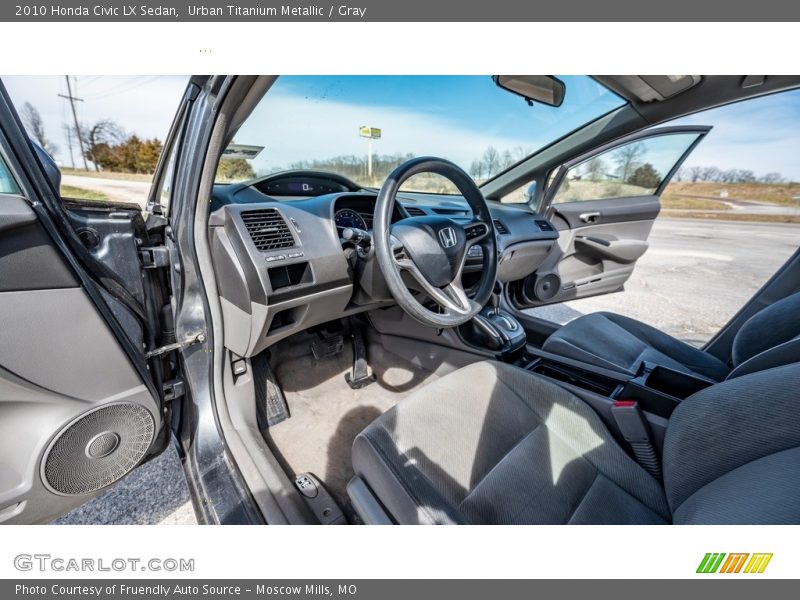 Urban Titanium Metallic / Gray 2010 Honda Civic LX Sedan