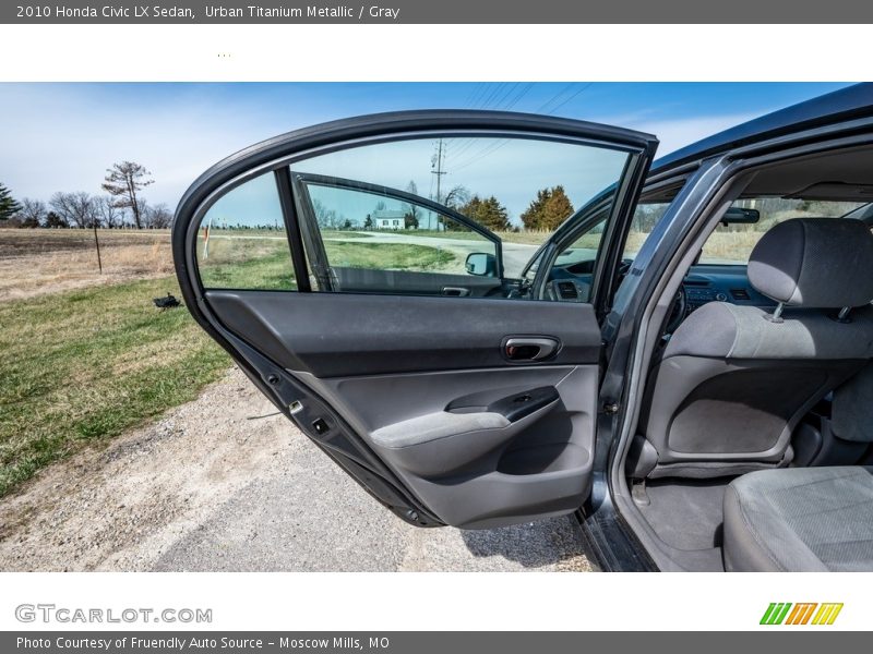 Urban Titanium Metallic / Gray 2010 Honda Civic LX Sedan