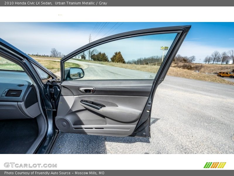 Urban Titanium Metallic / Gray 2010 Honda Civic LX Sedan