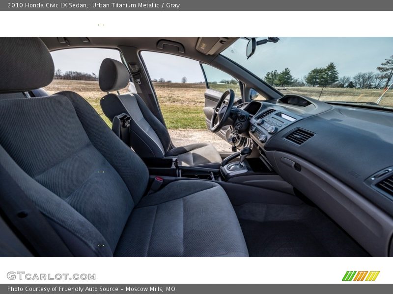 Urban Titanium Metallic / Gray 2010 Honda Civic LX Sedan