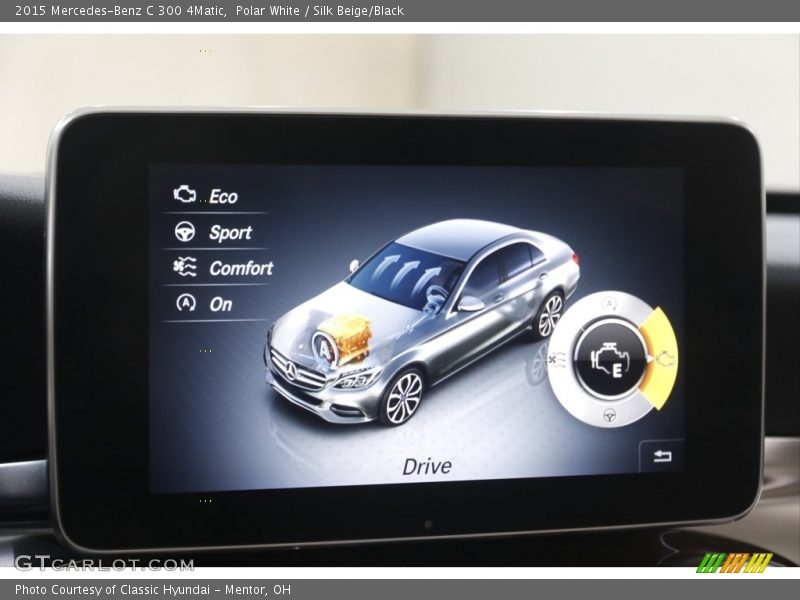 Polar White / Silk Beige/Black 2015 Mercedes-Benz C 300 4Matic