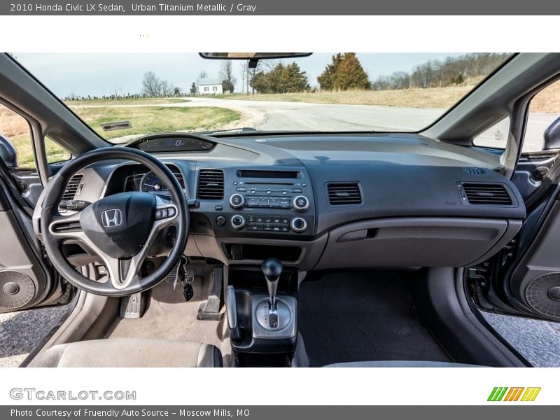 Urban Titanium Metallic / Gray 2010 Honda Civic LX Sedan