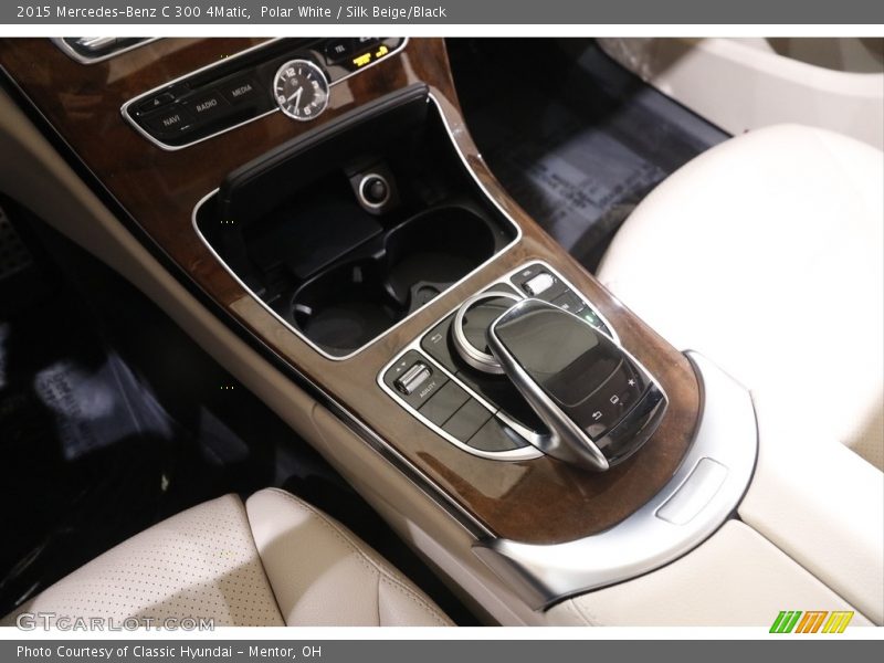 Polar White / Silk Beige/Black 2015 Mercedes-Benz C 300 4Matic