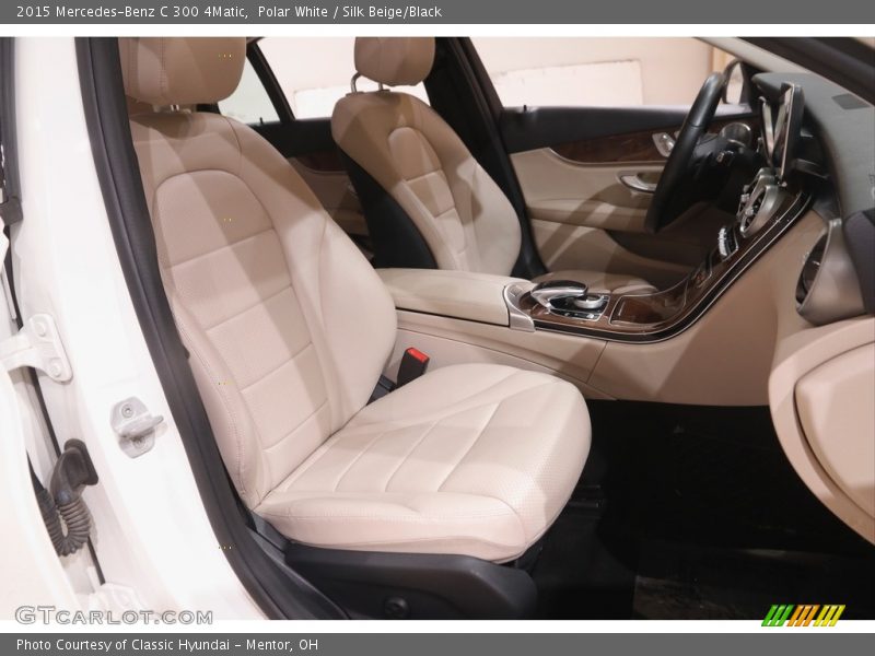 Polar White / Silk Beige/Black 2015 Mercedes-Benz C 300 4Matic