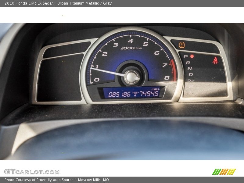 Urban Titanium Metallic / Gray 2010 Honda Civic LX Sedan