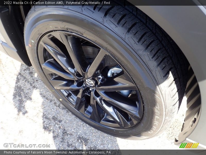 Polymetal Gray Metallic / Red 2022 Mazda CX-9 Carbon Edition AWD