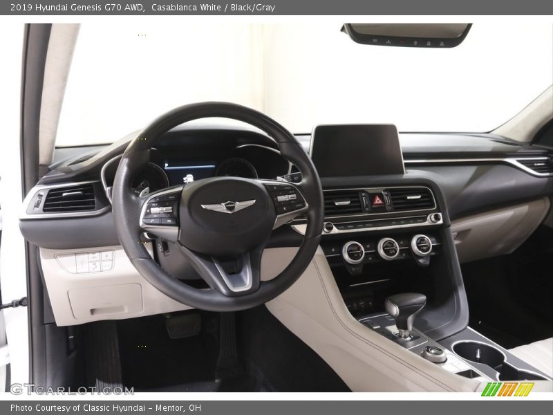 Dashboard of 2019 Genesis G70 AWD