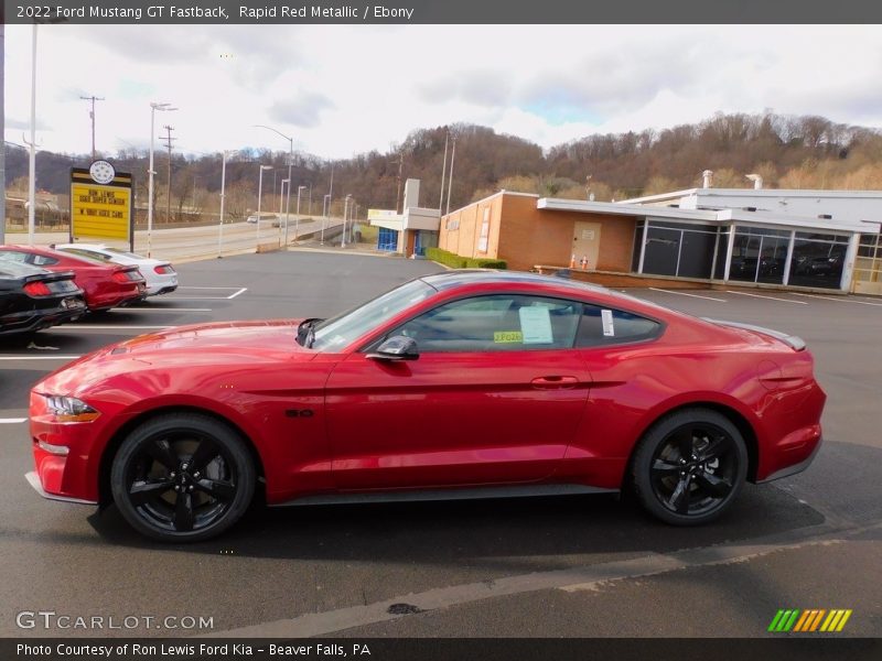  2022 Mustang GT Fastback Rapid Red Metallic