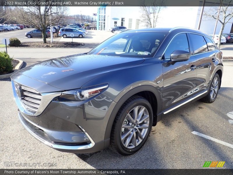 Machine Gray Metallic / Black 2022 Mazda CX-9 Grand Touring AWD