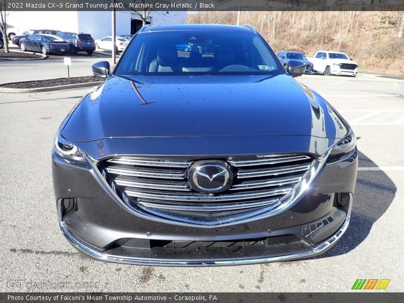 Machine Gray Metallic / Black 2022 Mazda CX-9 Grand Touring AWD