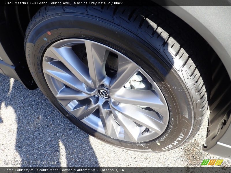 Machine Gray Metallic / Black 2022 Mazda CX-9 Grand Touring AWD
