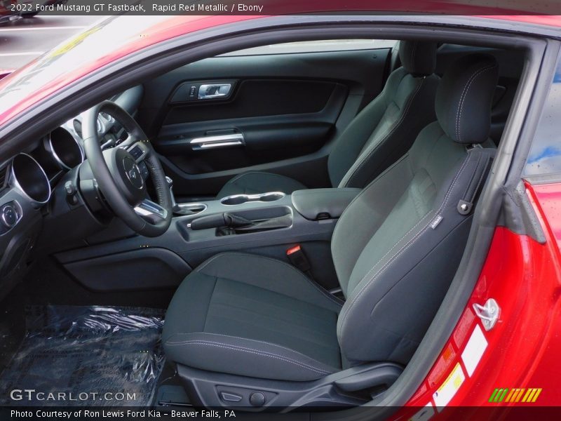  2022 Mustang GT Fastback Ebony Interior