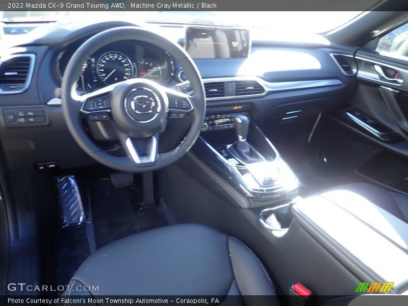 Machine Gray Metallic / Black 2022 Mazda CX-9 Grand Touring AWD
