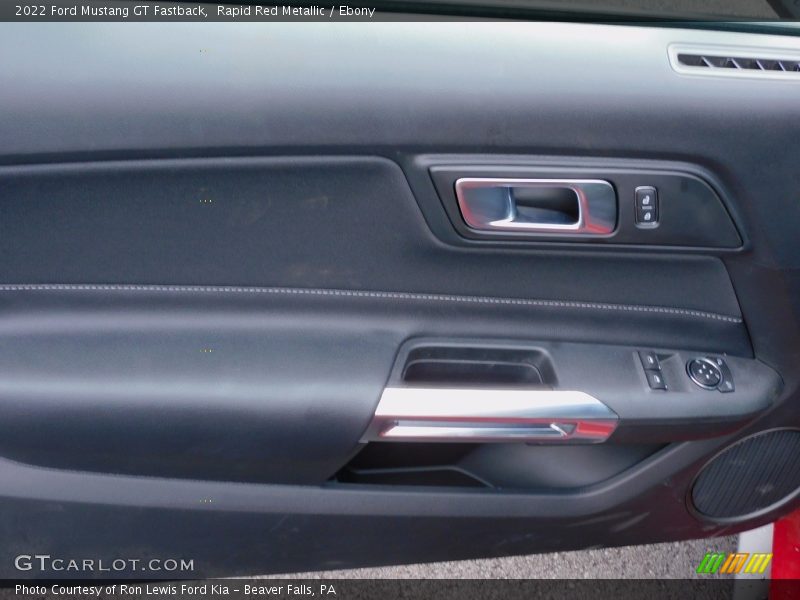 Door Panel of 2022 Mustang GT Fastback