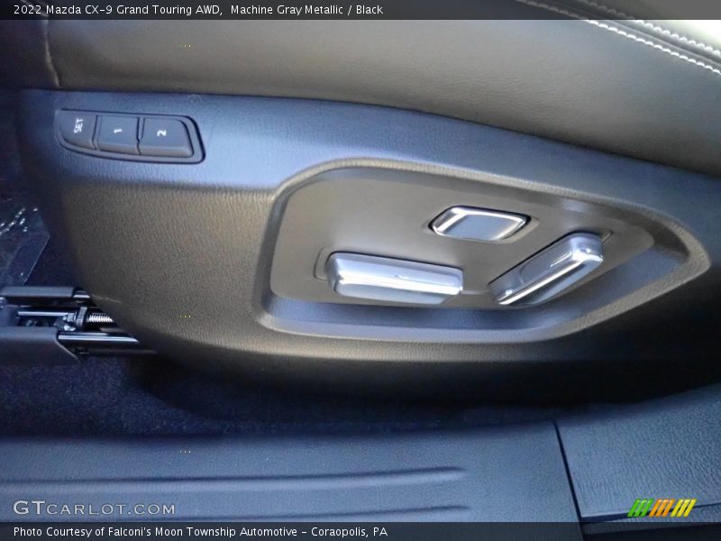 Machine Gray Metallic / Black 2022 Mazda CX-9 Grand Touring AWD