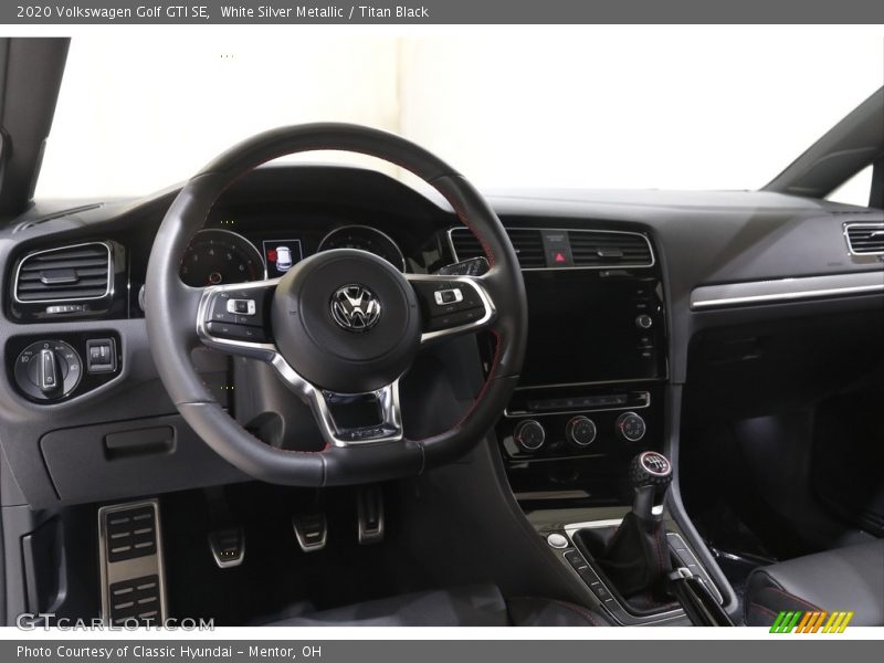 White Silver Metallic / Titan Black 2020 Volkswagen Golf GTI SE