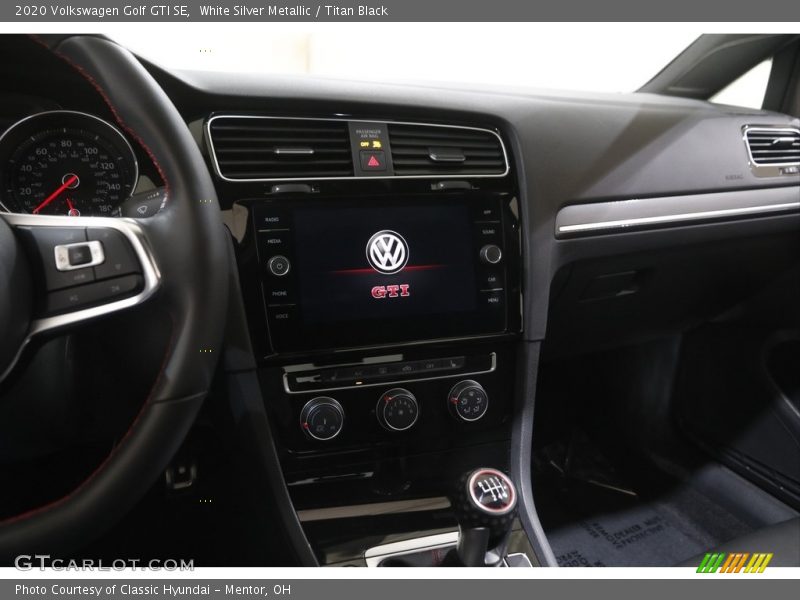 White Silver Metallic / Titan Black 2020 Volkswagen Golf GTI SE