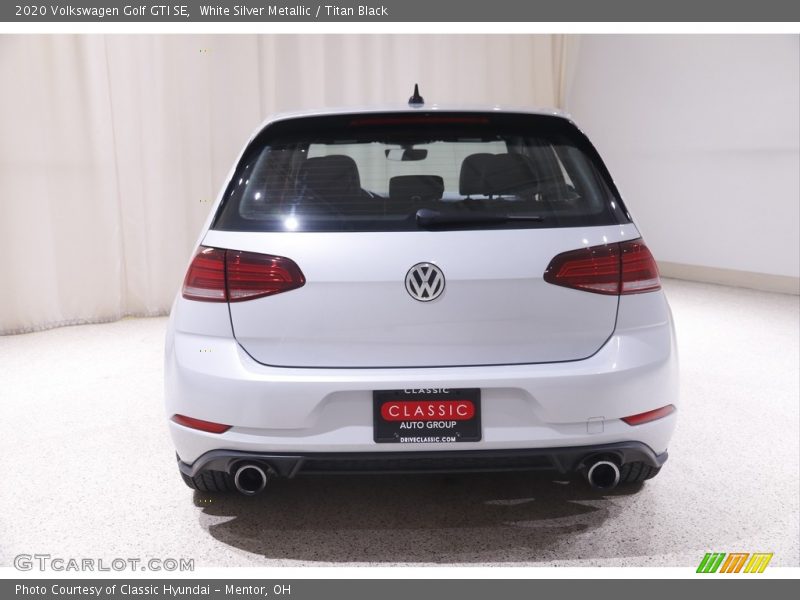 White Silver Metallic / Titan Black 2020 Volkswagen Golf GTI SE