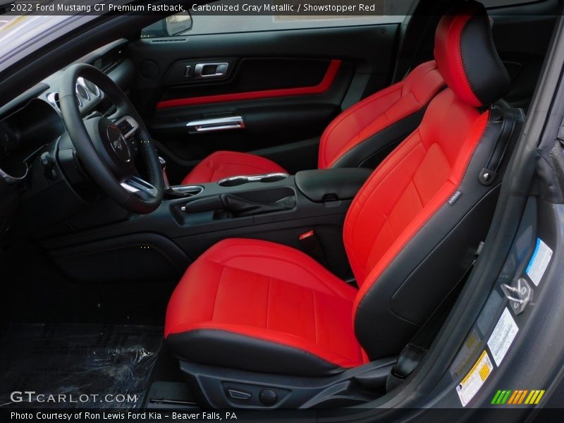  2022 Mustang GT Premium Fastback Showstopper Red Interior