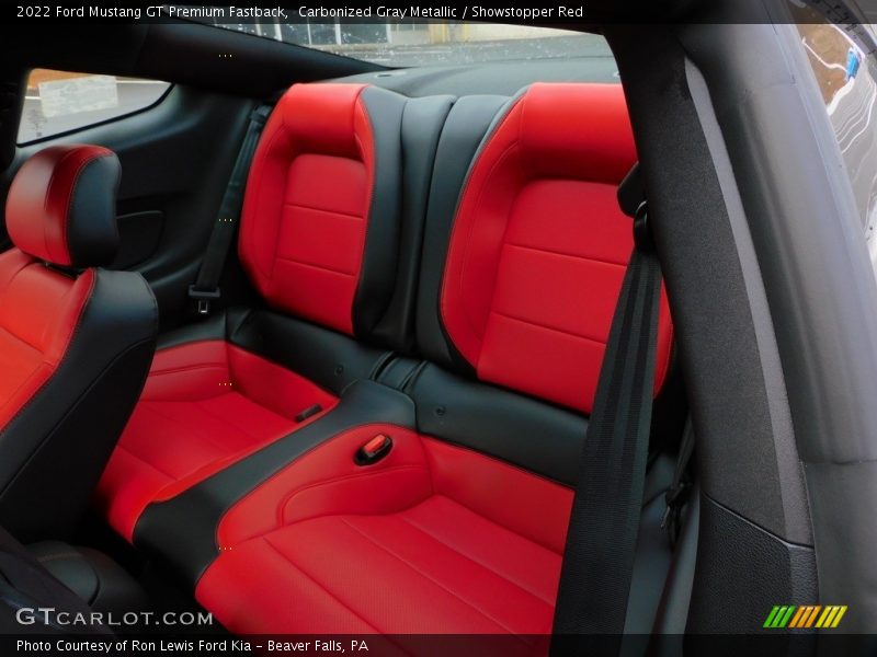 Rear Seat of 2022 Mustang GT Premium Fastback
