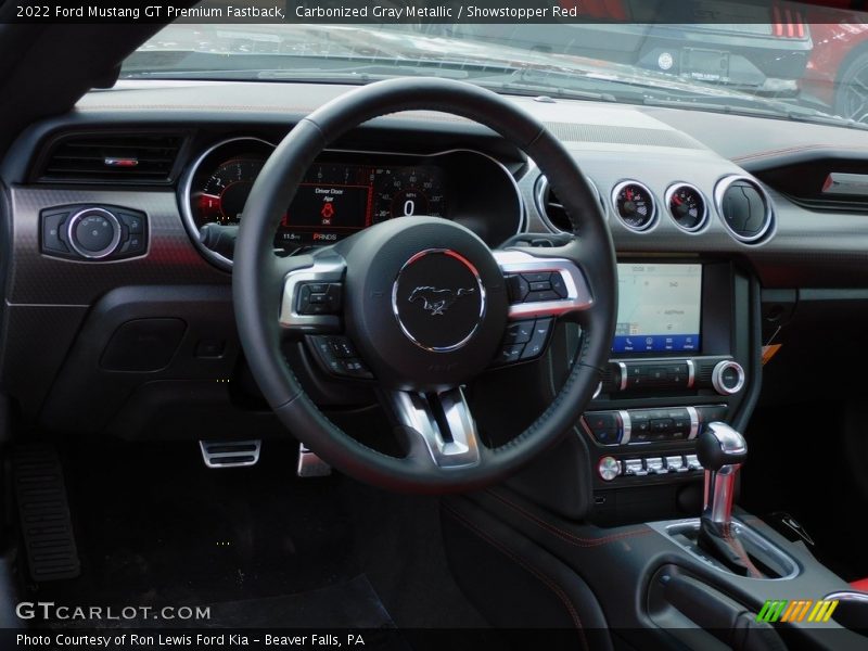 Dashboard of 2022 Mustang GT Premium Fastback