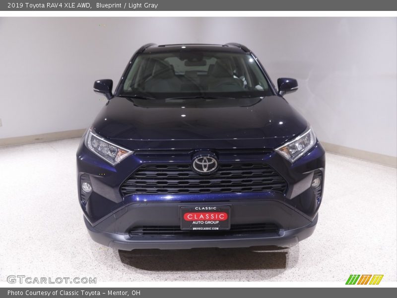 Blueprint / Light Gray 2019 Toyota RAV4 XLE AWD